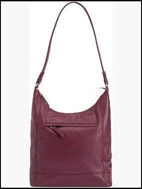 Genuine Leather Hobo Bag Soft Real Leather Bucket Shoulder Handbag Purse with